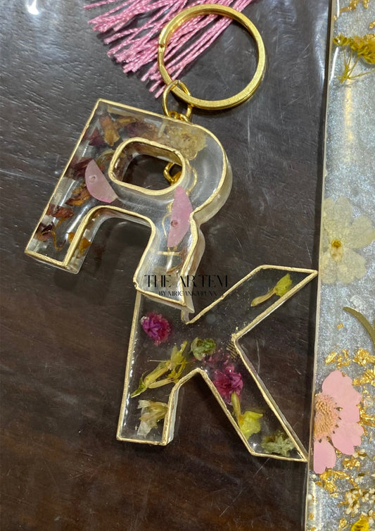 Dried Flower Key Chain