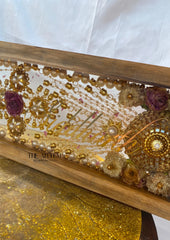 Wooden Name Plate With Varmala Preservation