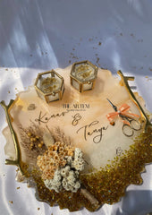 Dried Flower Engagement Platter