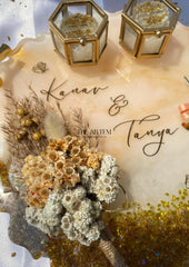 Dried Flower Engagement Platter