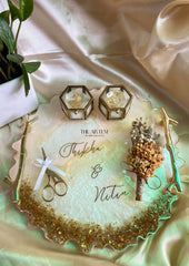 Dried Flower Engagement Platter