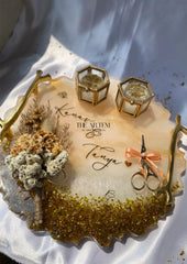 Dried Flower Engagement Platter