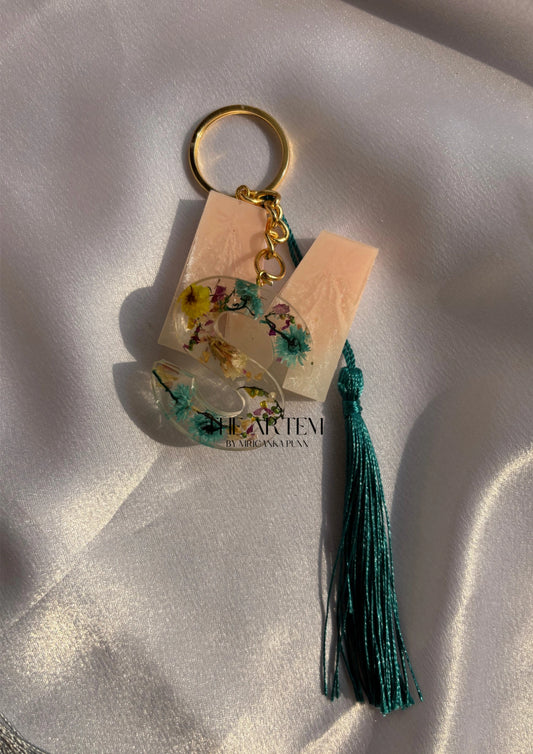 Dried Flower Key Chain