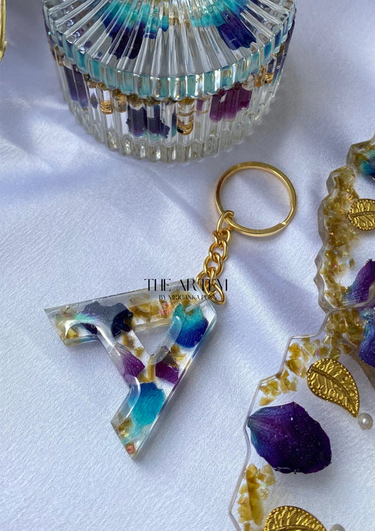 Dried Flower Key Chain