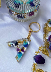Dried Flower Key Chain