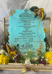 Resin Wedding Invite