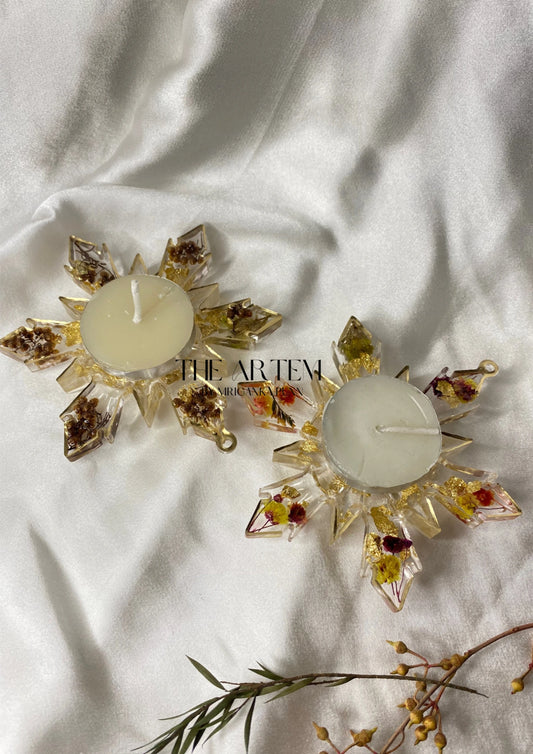 Snow Flake Tea Light Holder