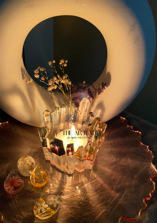 Crystal Candle Tealight Holder