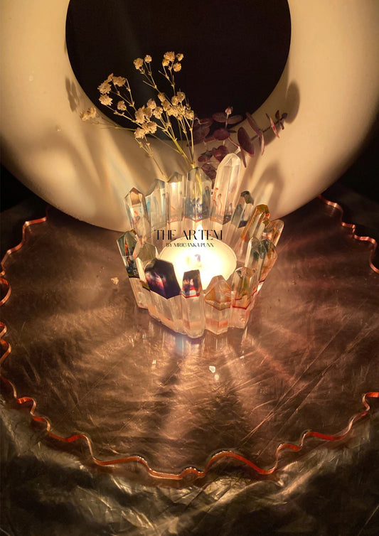 Crystal Candle Tealight Holder