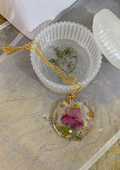 Pendant With Real Flower