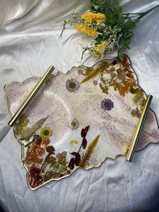 dry flower tray