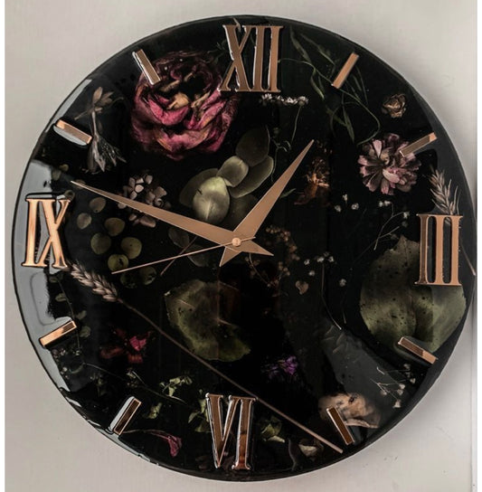 clock with hanging and stand